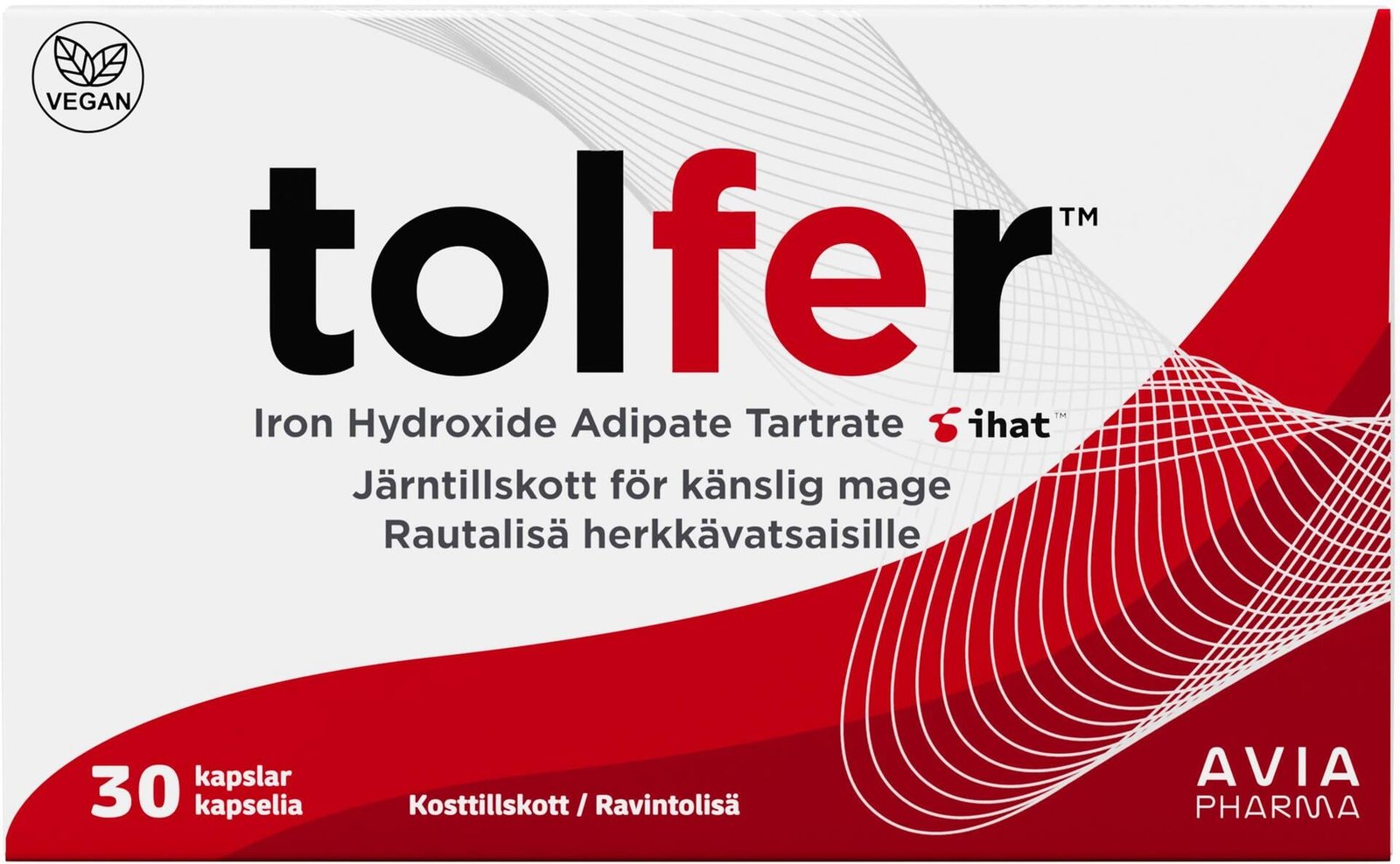 Tolfer Järn 30 mg 30 kapslar