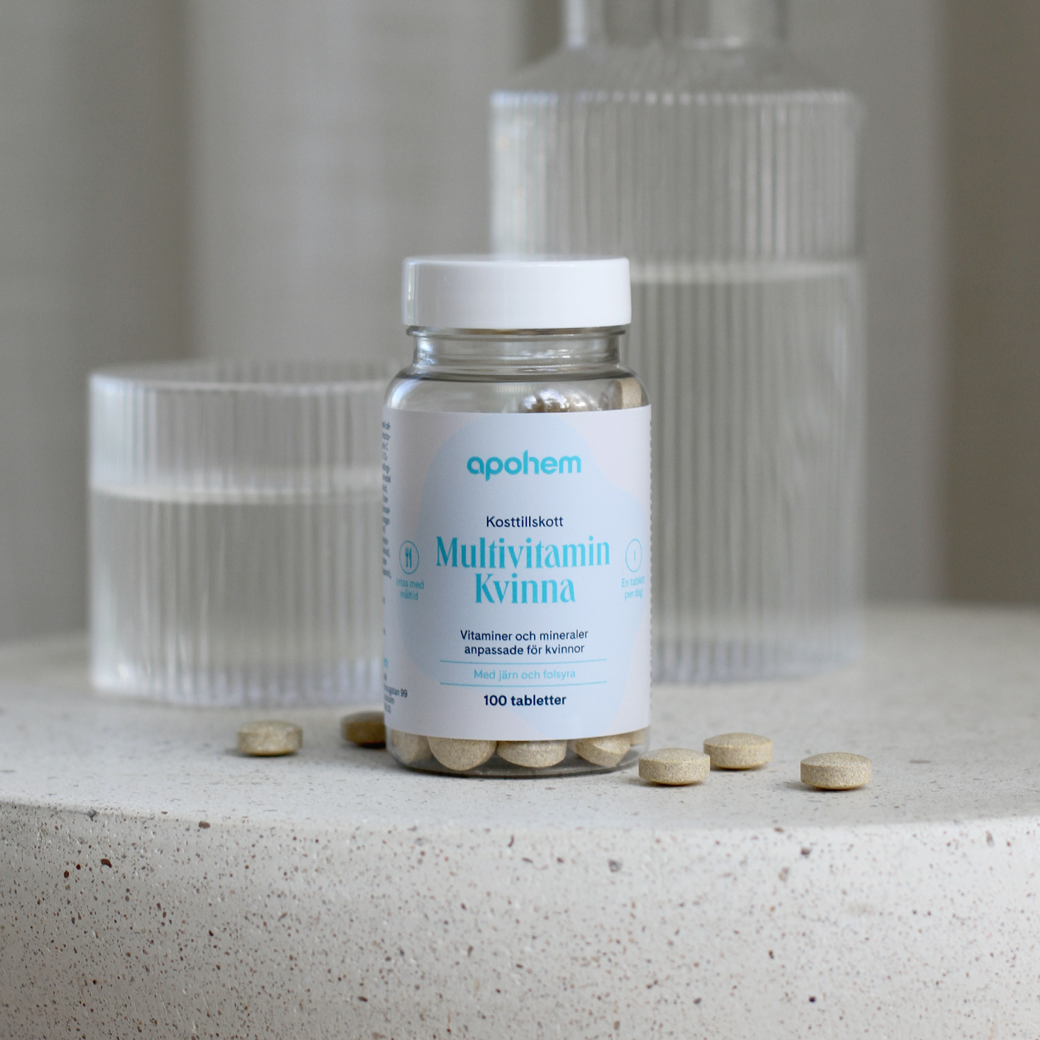 Apohem Multivitamin Kvinna 100 tabletter