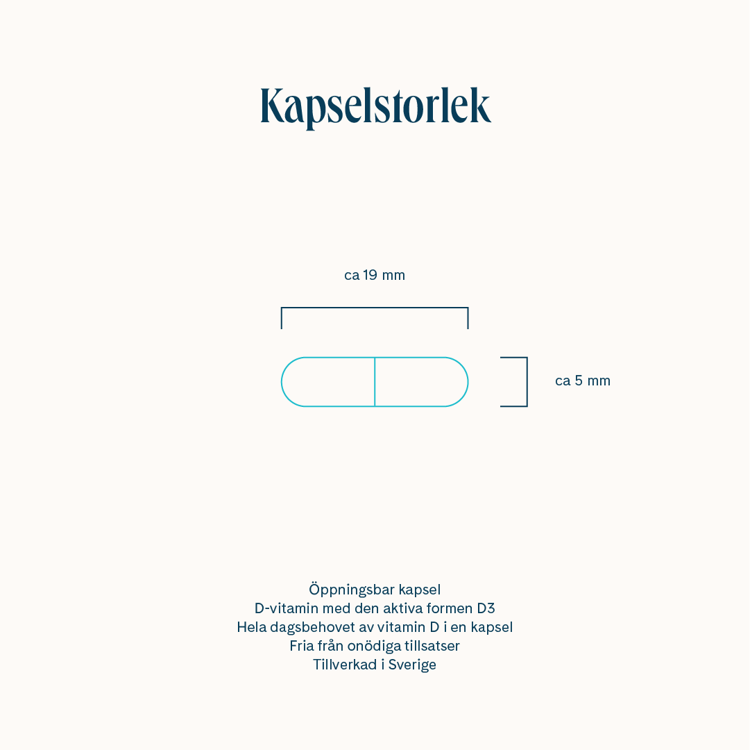 Apohem D-vitamin 50 µg 100 kapslar