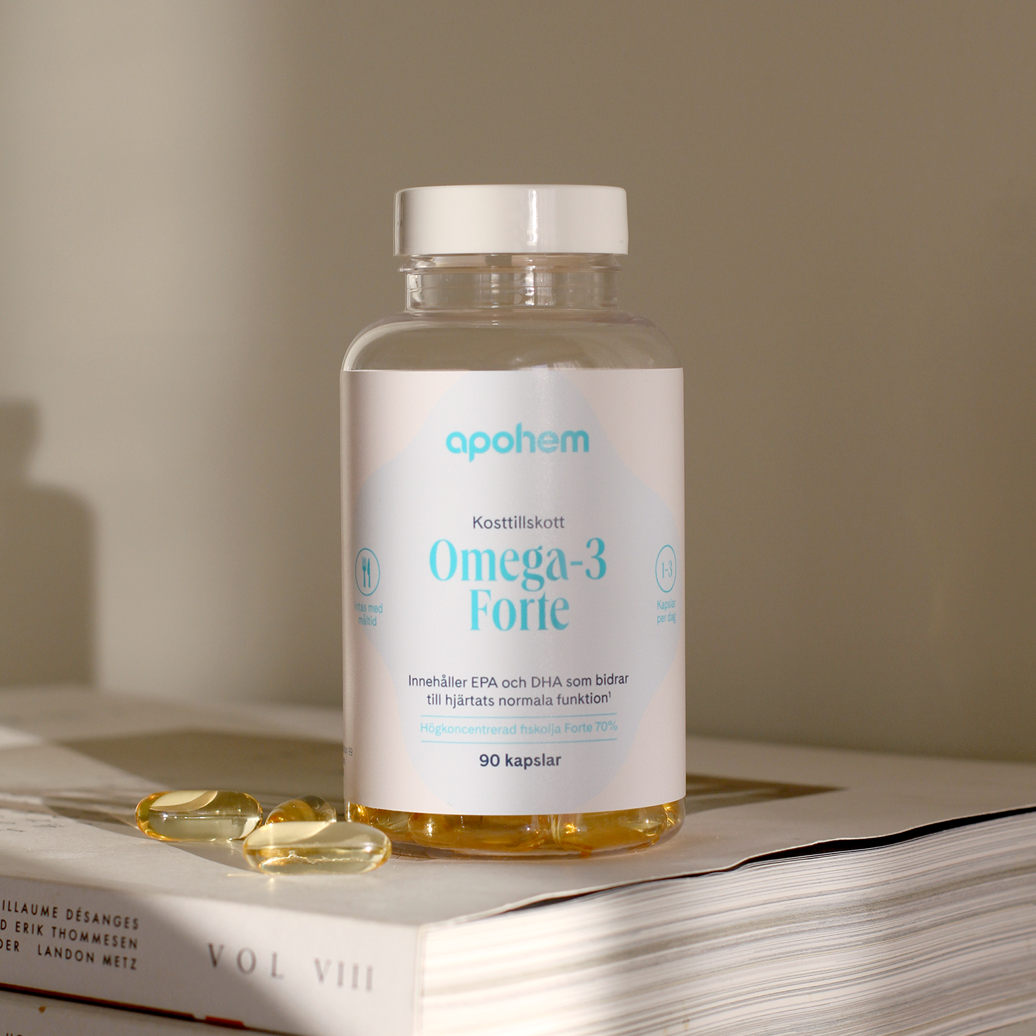 Apohem Omega-3 Forte 70% 90 kapslar