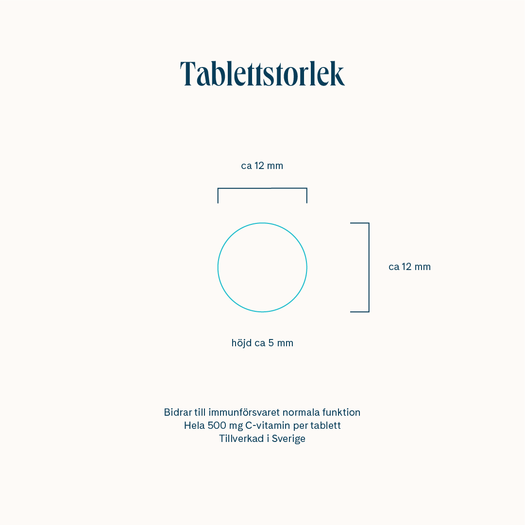 Apohem C-vitamin 500 mg 100 tabletter