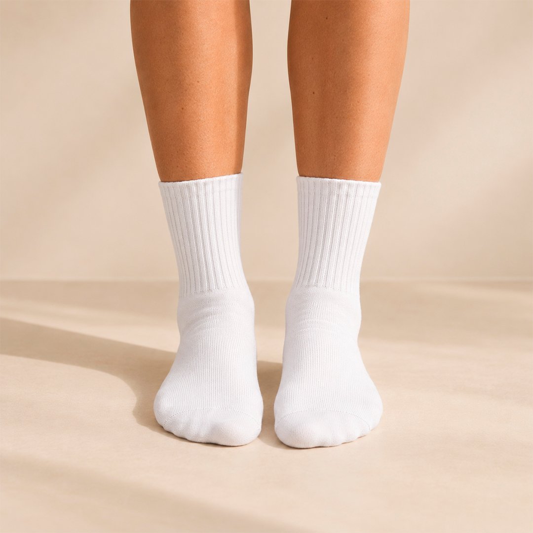 Apohem Halkfria Grip Socks Vit
