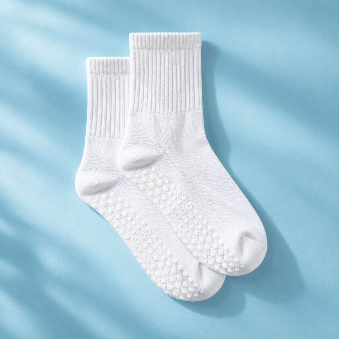 Apohem Halkfria Grip Socks Vit