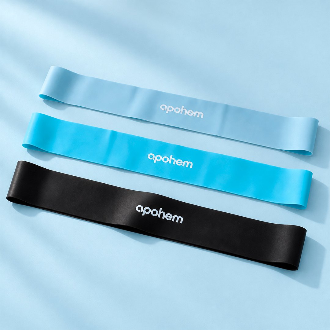 Apohem Träningsband 3-pack, Light, Medium, Heavy