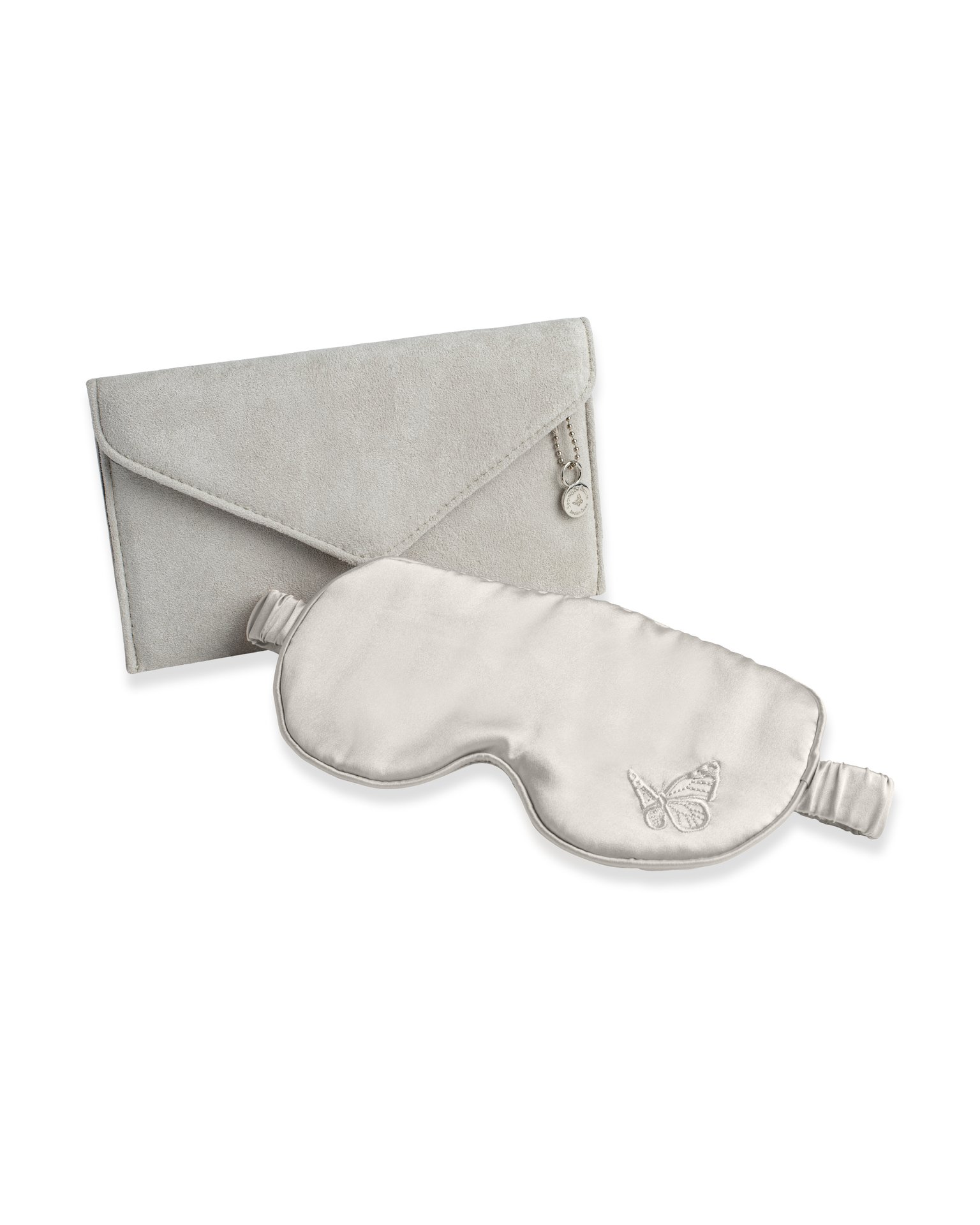 Amelie Soie Silk Sleep Mask Grey 1 st
