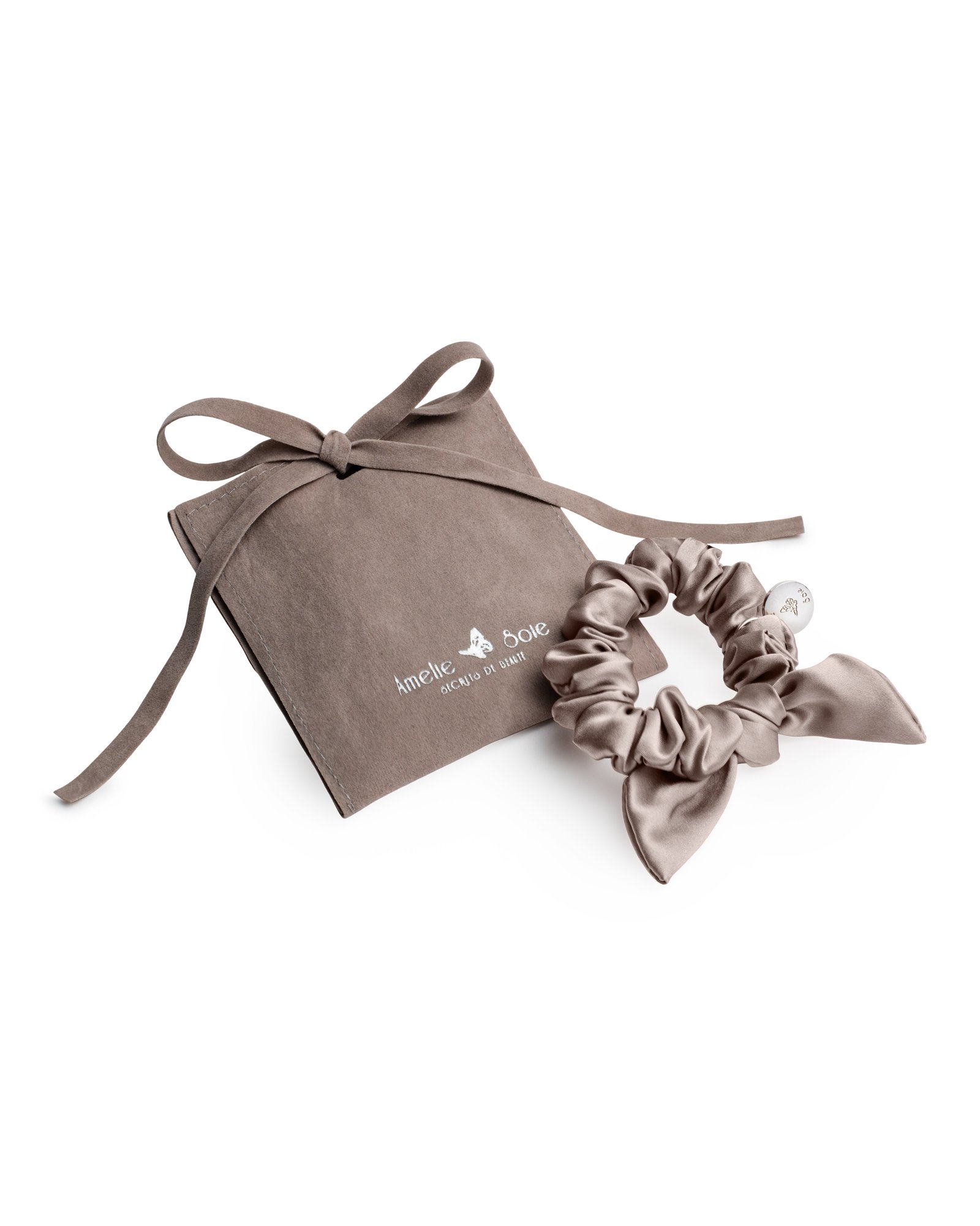 Amelie Soie Silk Bow Nude 1 st