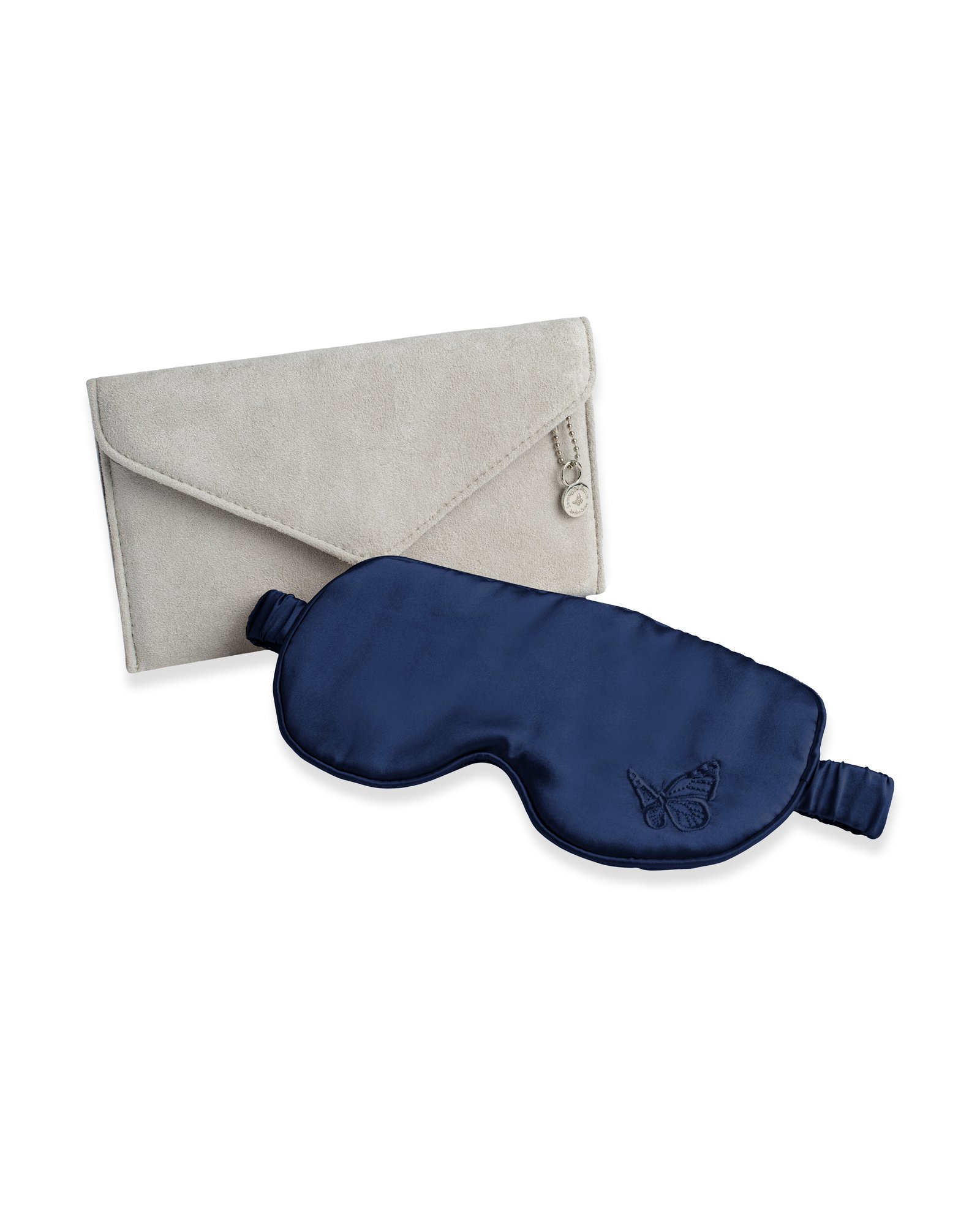 Amelie Soie Silk Sleep Mask Deep Blue 1 st