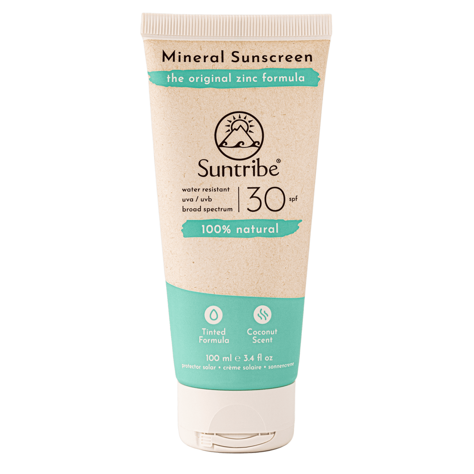 Suntribe All Natural Mineral Body & Face Sunscreen SPF30 100ml