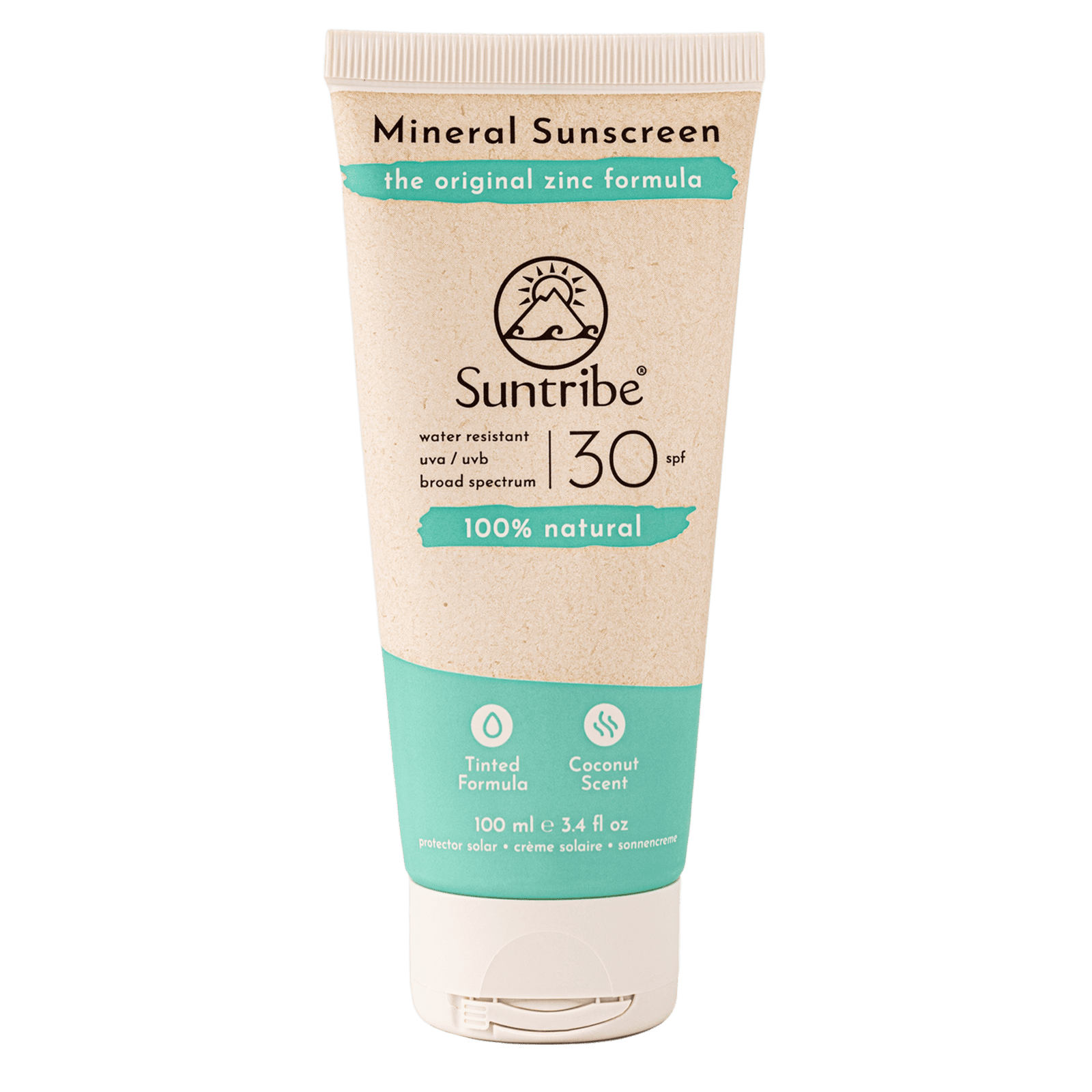 Suntribe All Natural Mineral Body & Face Sunscreen SPF30 100ml