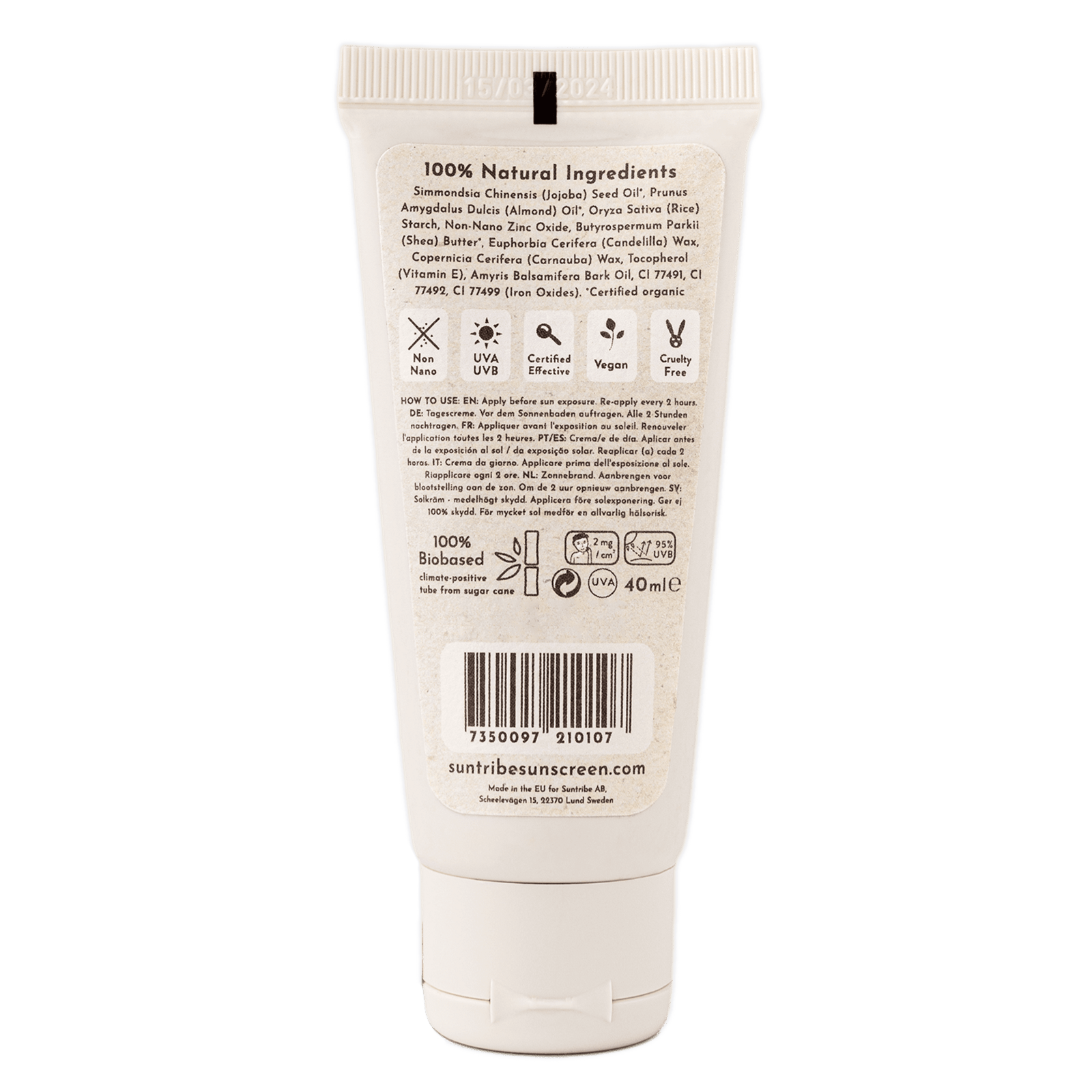 Suntribe All Natural Mineral Day Cream SPF20 40ml