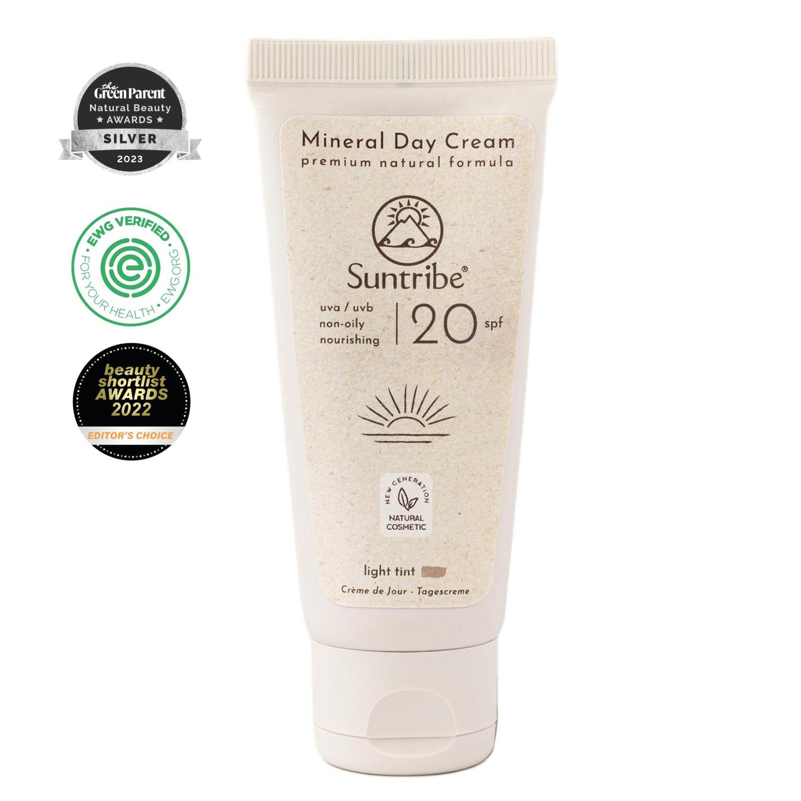 Suntribe All Natural Mineral Day Cream SPF20 40ml