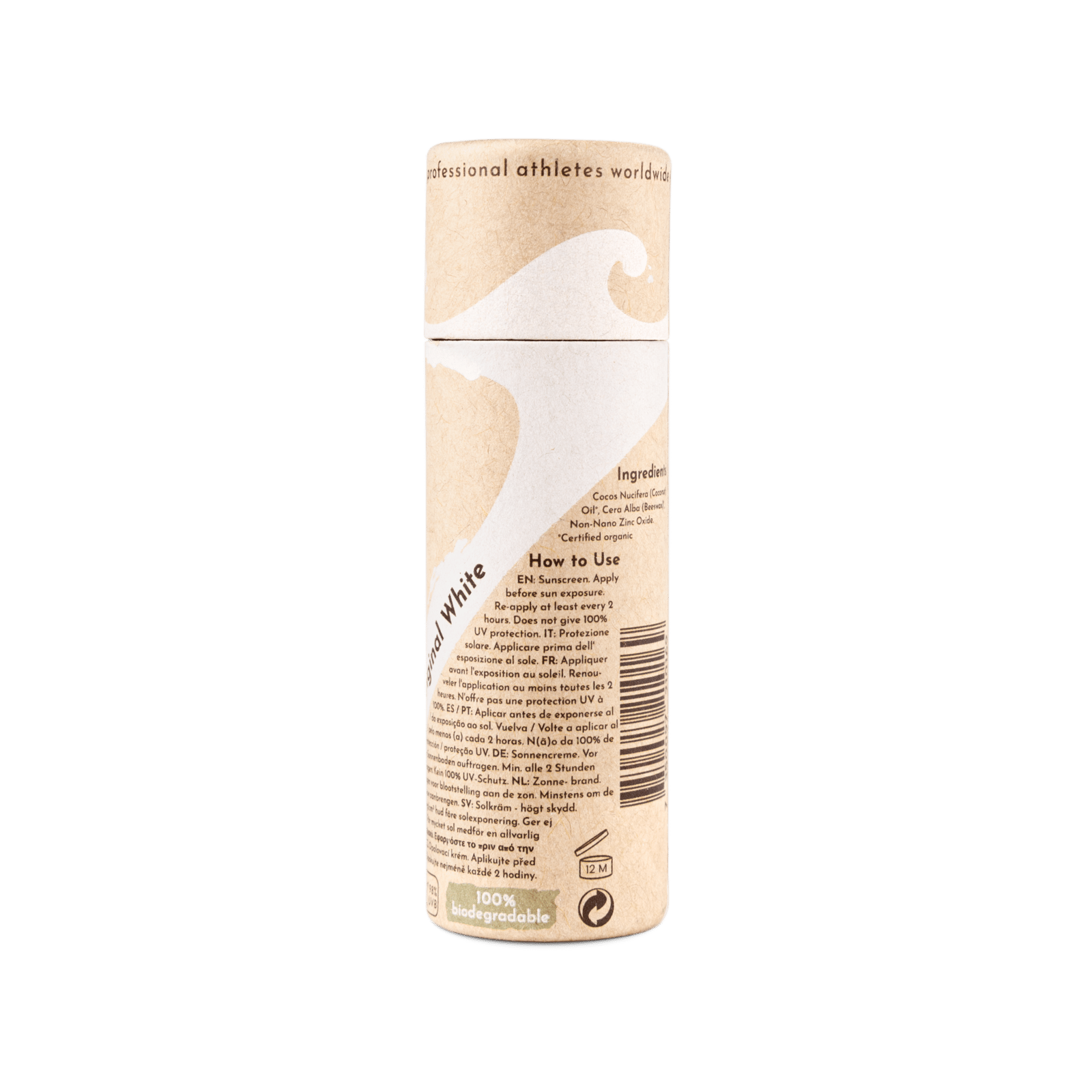 Suntribe All Natural Sport Zinc Stick SPF50 Original White 30g