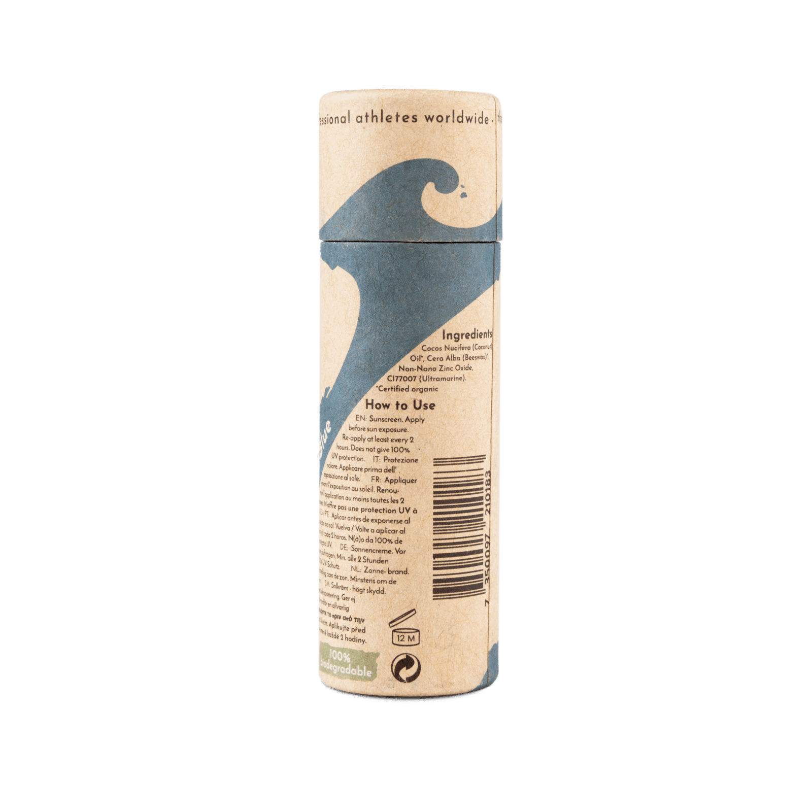 Suntribe All Natural Sport Zinc Stick SPF30 Ocean Blue 30g