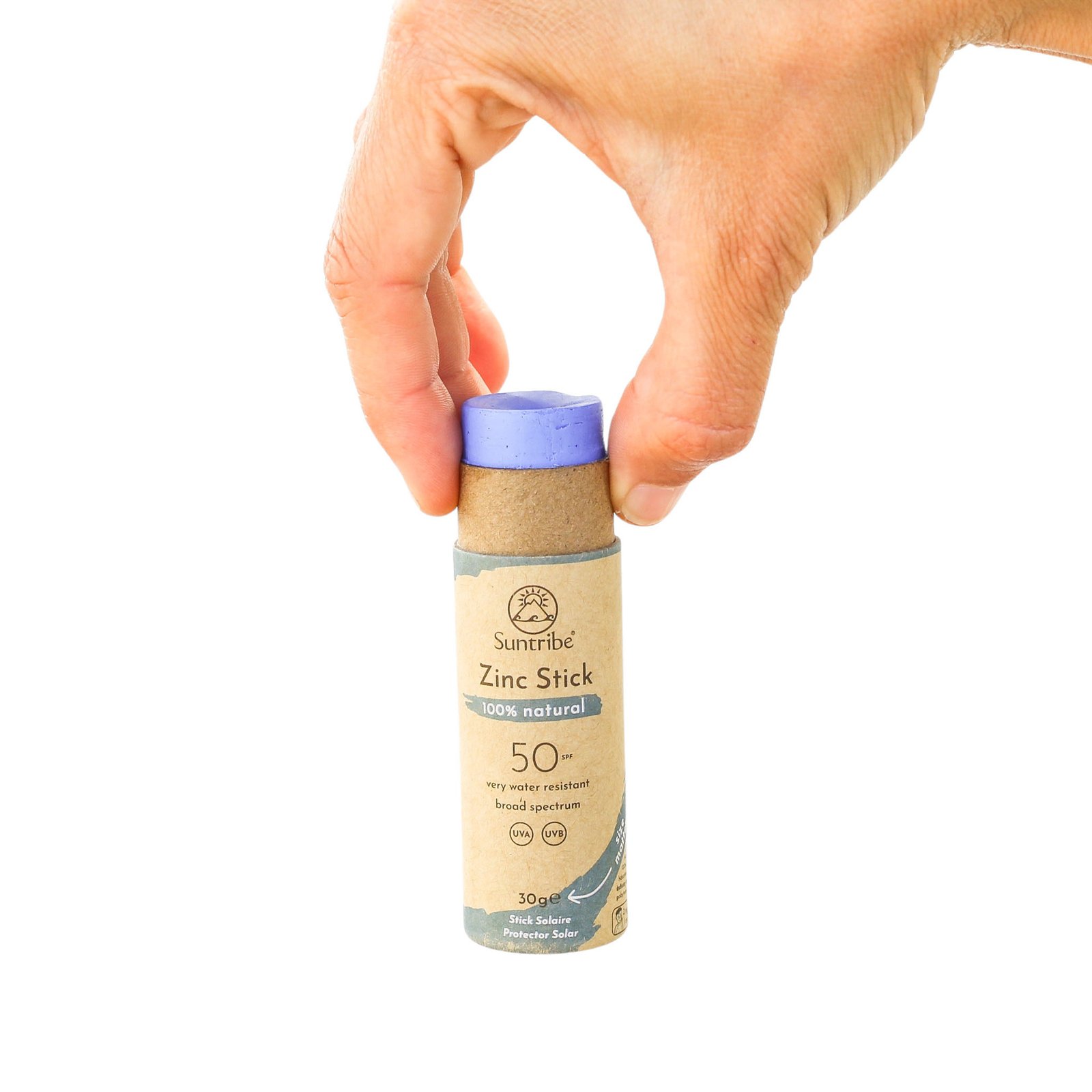 Suntribe All Natural Sport Zinc Stick SPF30 Ocean Blue 30g