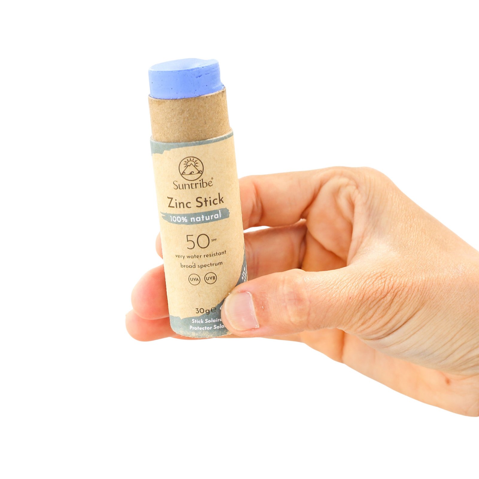Suntribe All Natural Sport Zinc Stick SPF30 Ocean Blue 30g