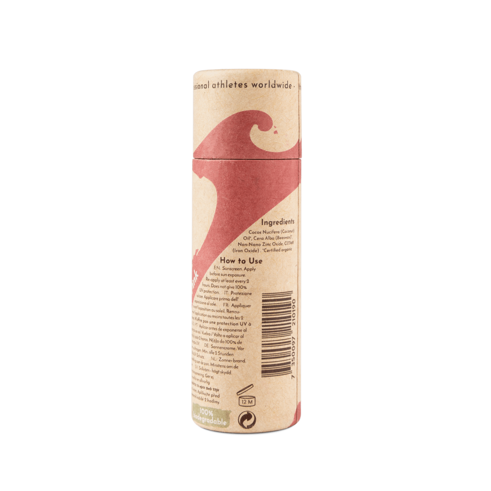 Suntribe All Natural Sport Zinc Stick SPF30 Retro Red 30g