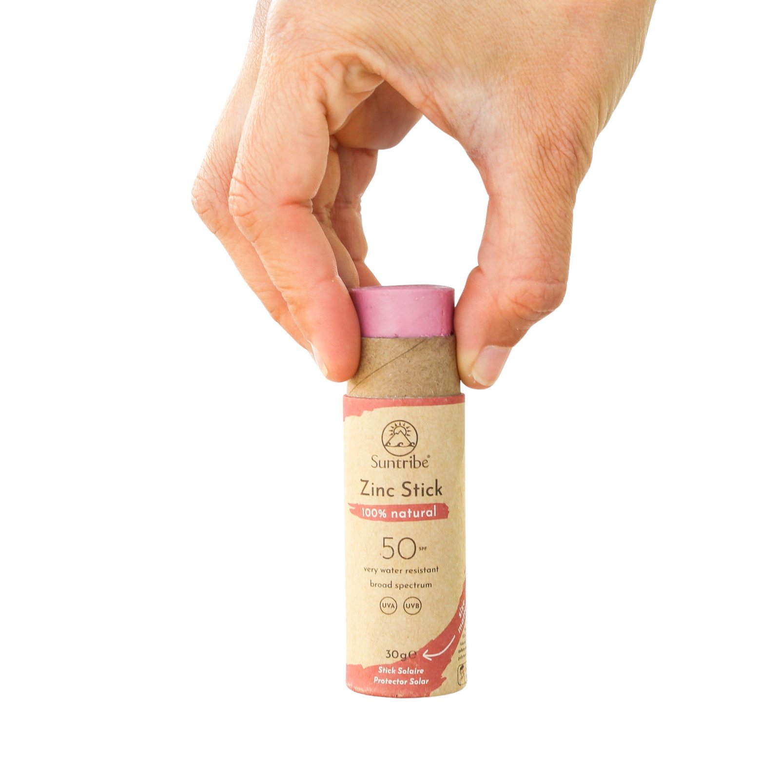 Suntribe All Natural Sport Zinc Stick SPF30 Retro Red 30g