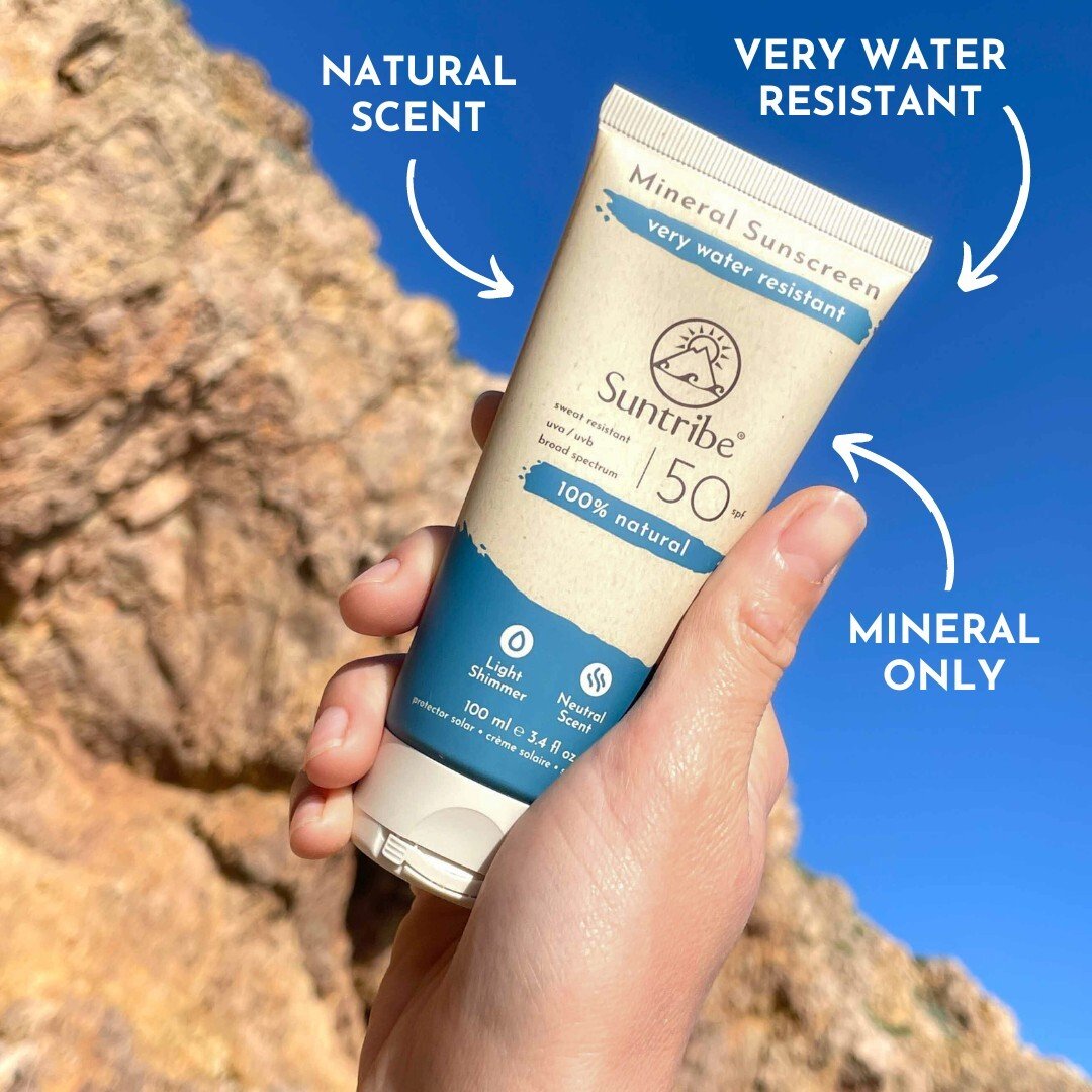 Suntribe Active Natural Mineral SPF50 Sunscreen 100 ml
