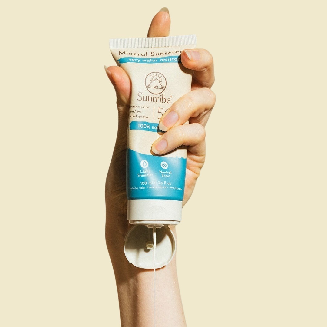 Suntribe Active Natural Mineral SPF50 Sunscreen 100 ml