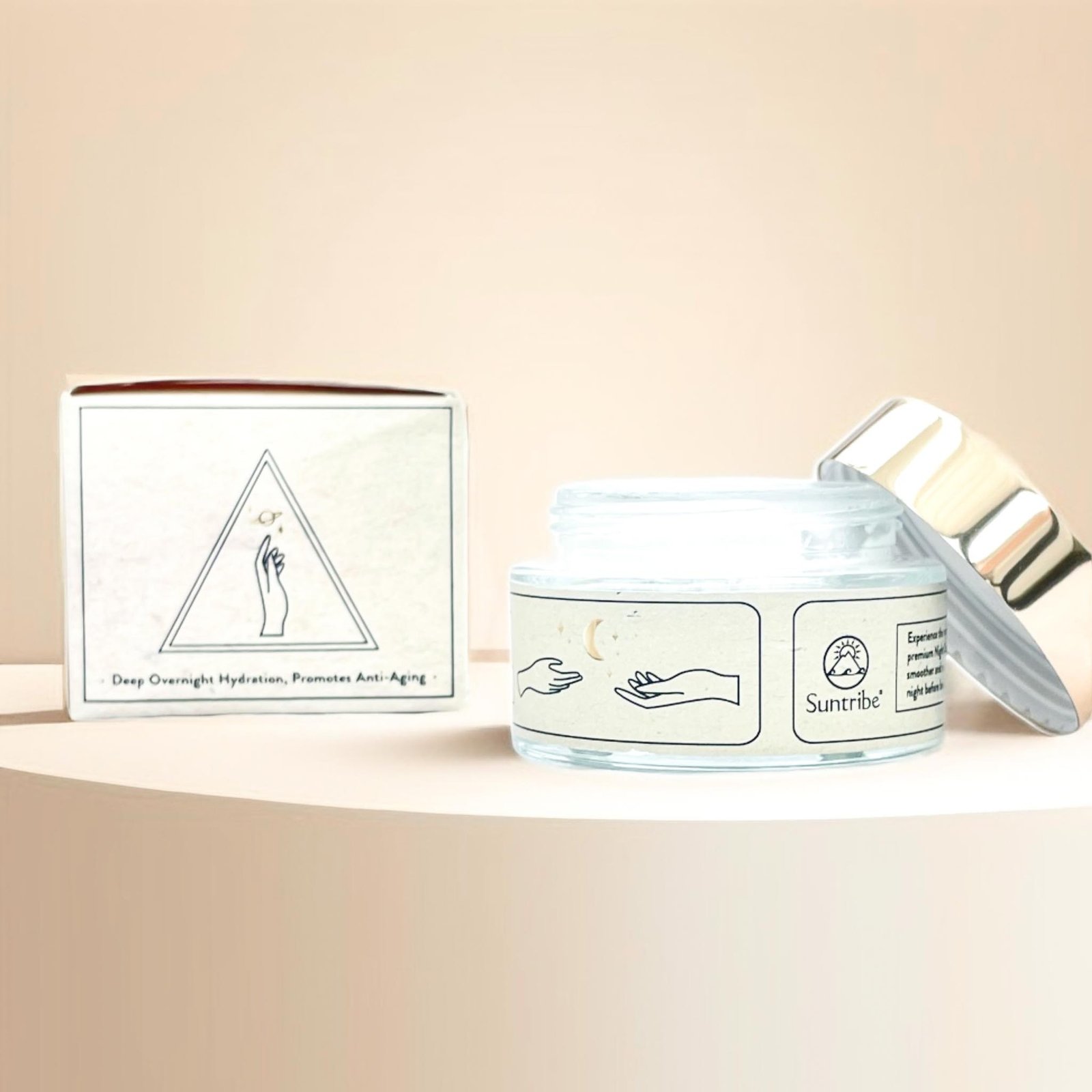 Suntribe Natural Night Cream Hyaluronic Acid, Retinol & Niacinamide 50 ml