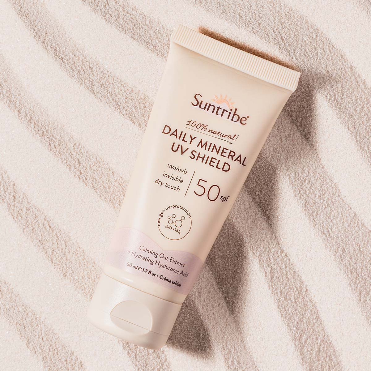 Suntribe Dagkräm med Ekologiska Mineraler SPF 50 50 ml