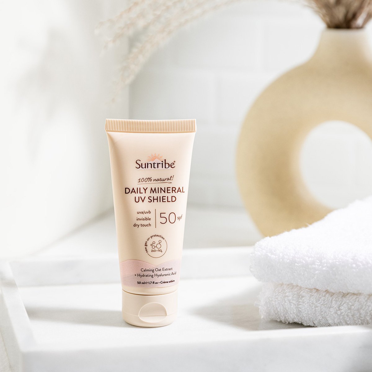 Suntribe Dagkräm med Ekologiska Mineraler SPF 50 50 ml