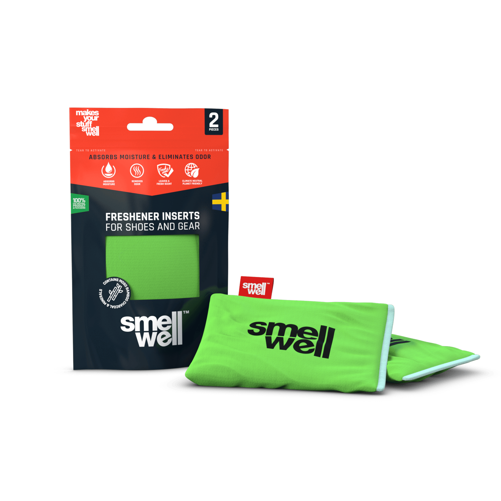 SmellWell Original Green Dospåsar 2 st