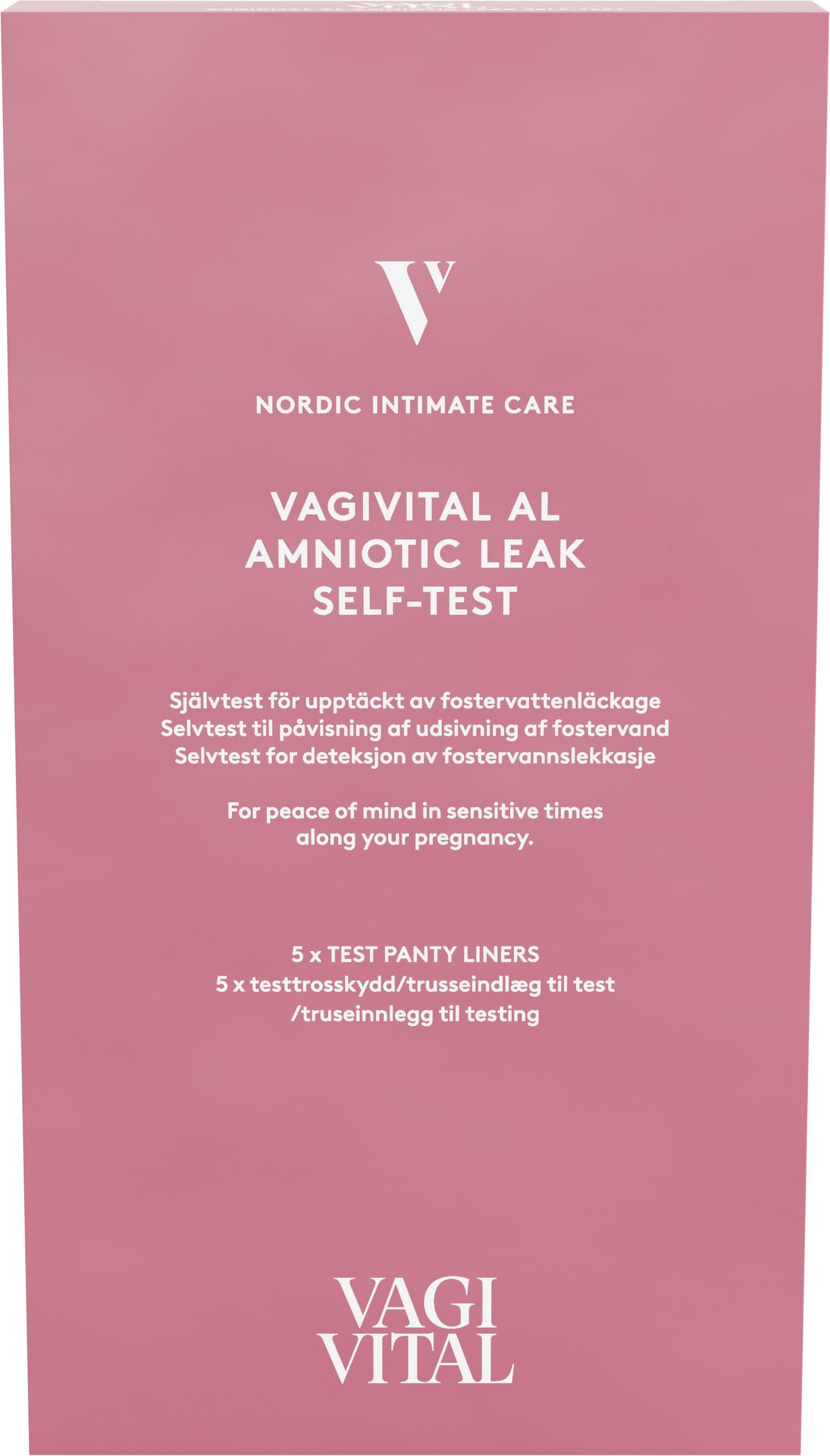 VagiVital AL Självtest av fostervattenläckage 5 st