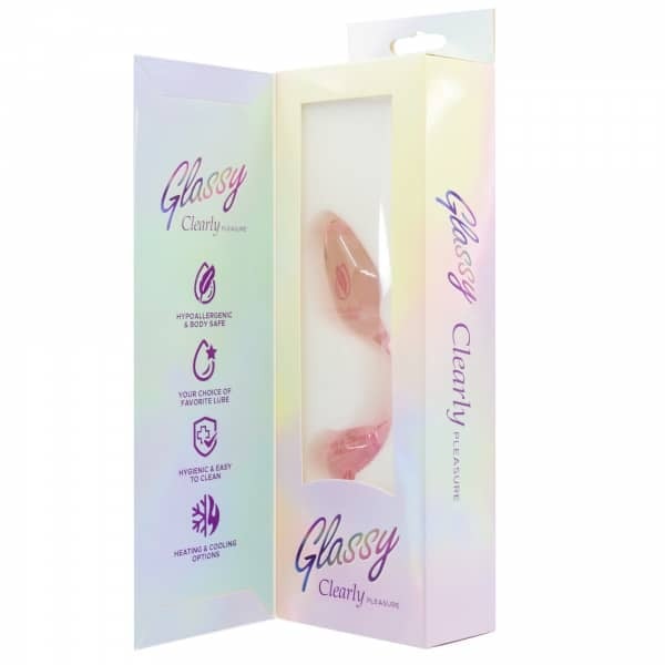 Glassy Rose Curved Plug