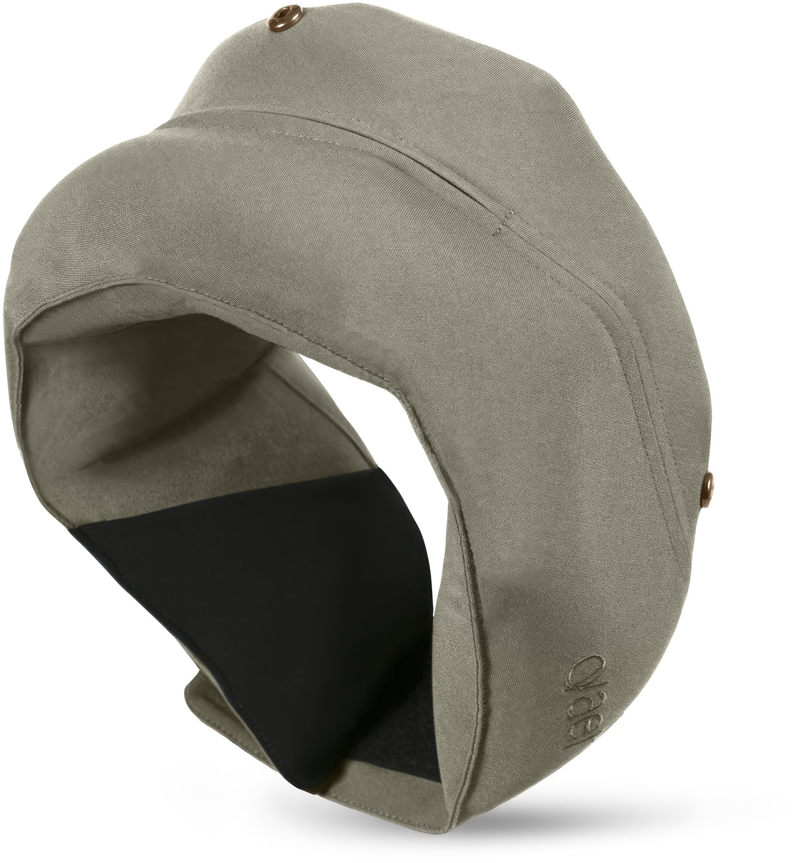 Ovaer Khaki Green Nackkudde med huva 1 st