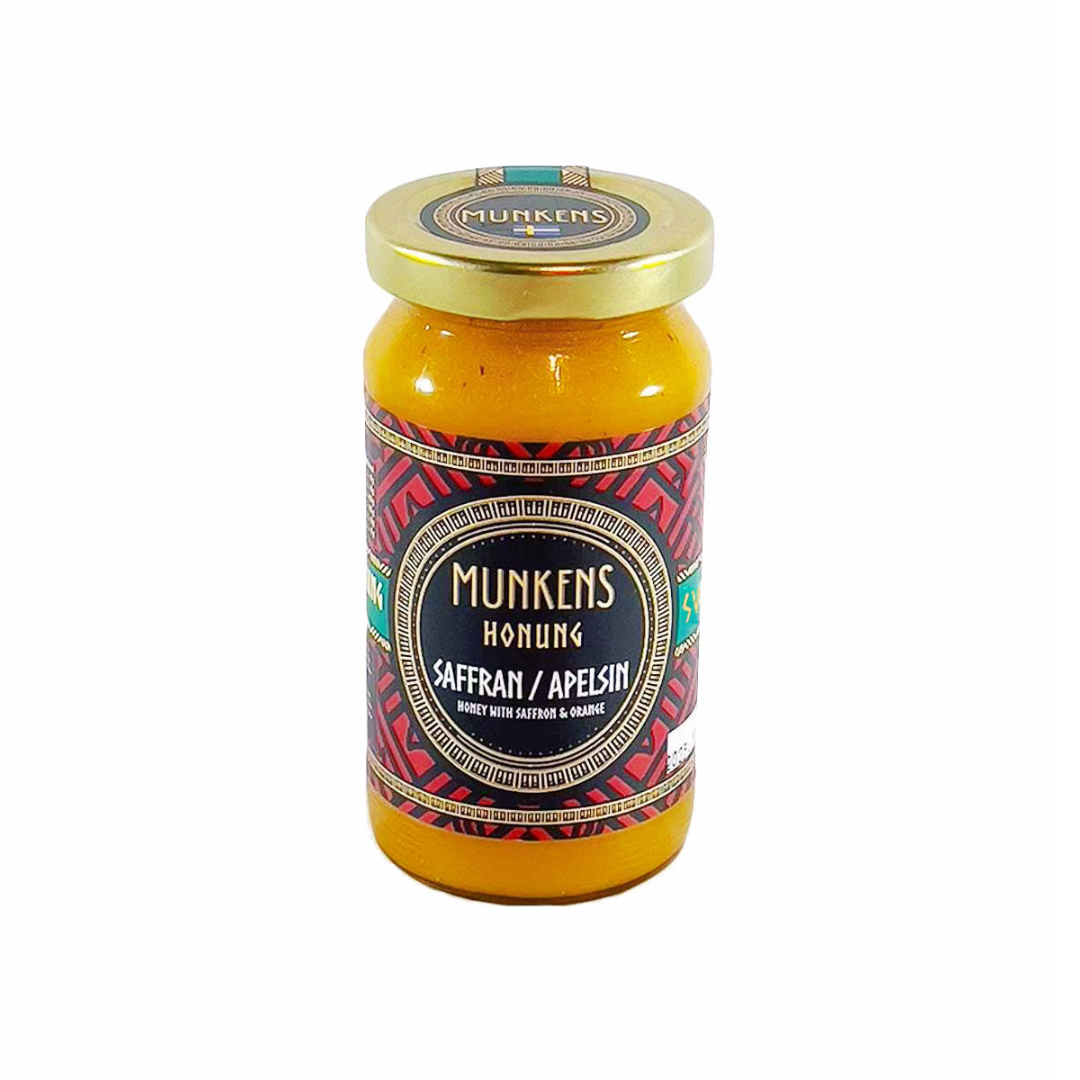 Munkens Hälsa Honung Raw Saffran & Apelsin Eko 280 g
