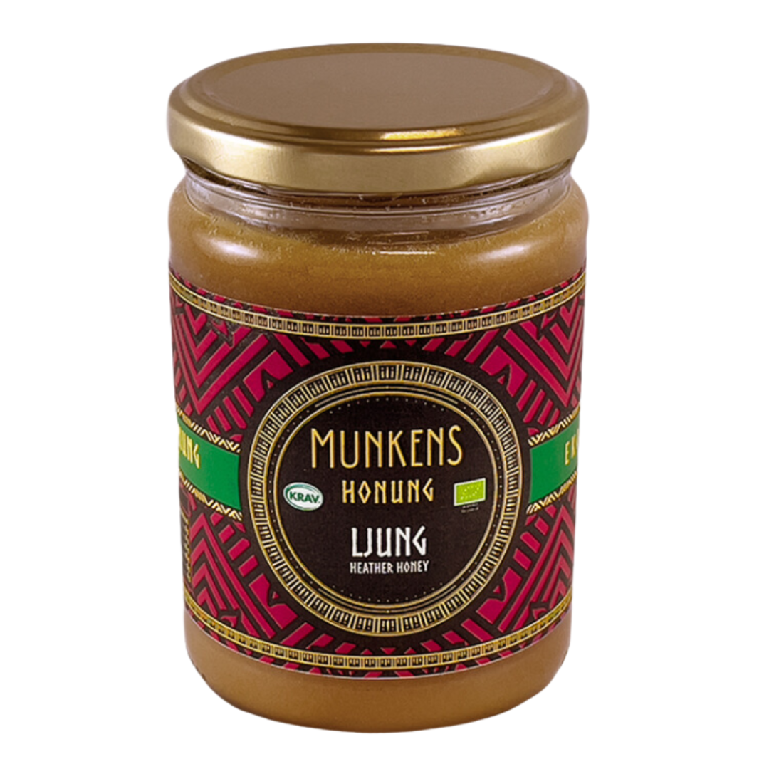 Munkens Hälsa Honung Raw Ljung Eko 500 g