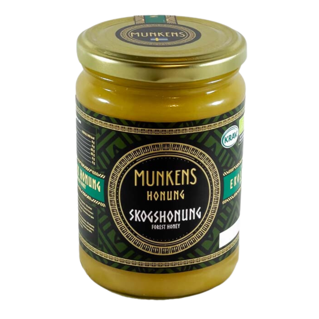 Munkens Hälsa Honung Skogshonung Raw Eko 500 g