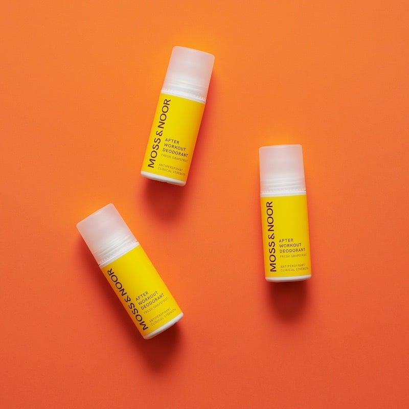 Moss & Noor After Workout Deodorant Fresh Grapefruit 3-pack