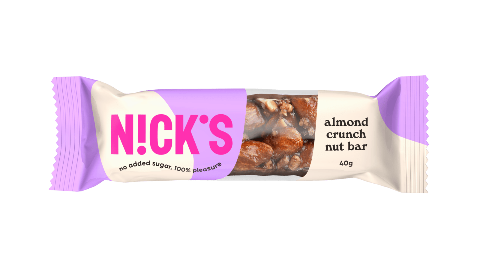 Nick's Almond Crunch Nut Bar 40 g