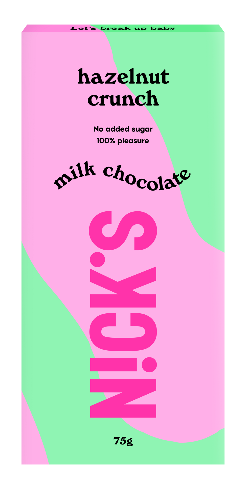 Nick's Hazelnut Crunch Milk Chocolate 75g