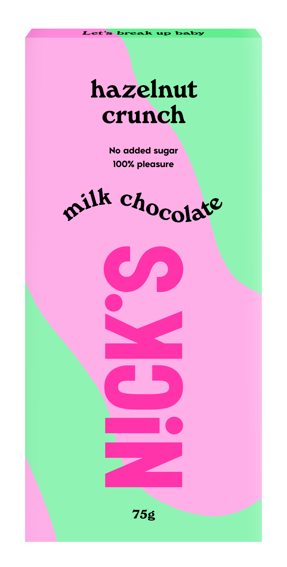 Nick's Hazelnut Crunch Milk Chocolate 75g