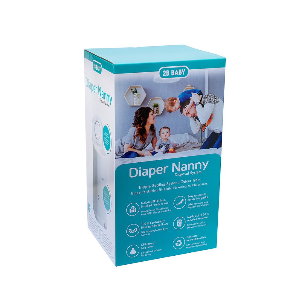 2B Baby Diaper Nanny Blöjhink