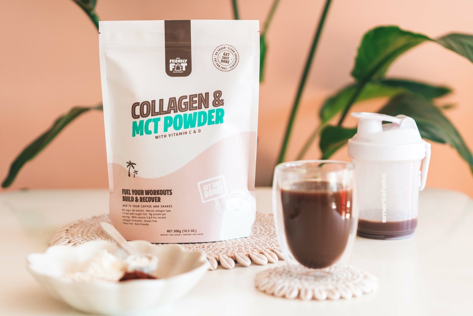 The Friendly Fat Company Kollagen MCT & Vitamin C 300 g