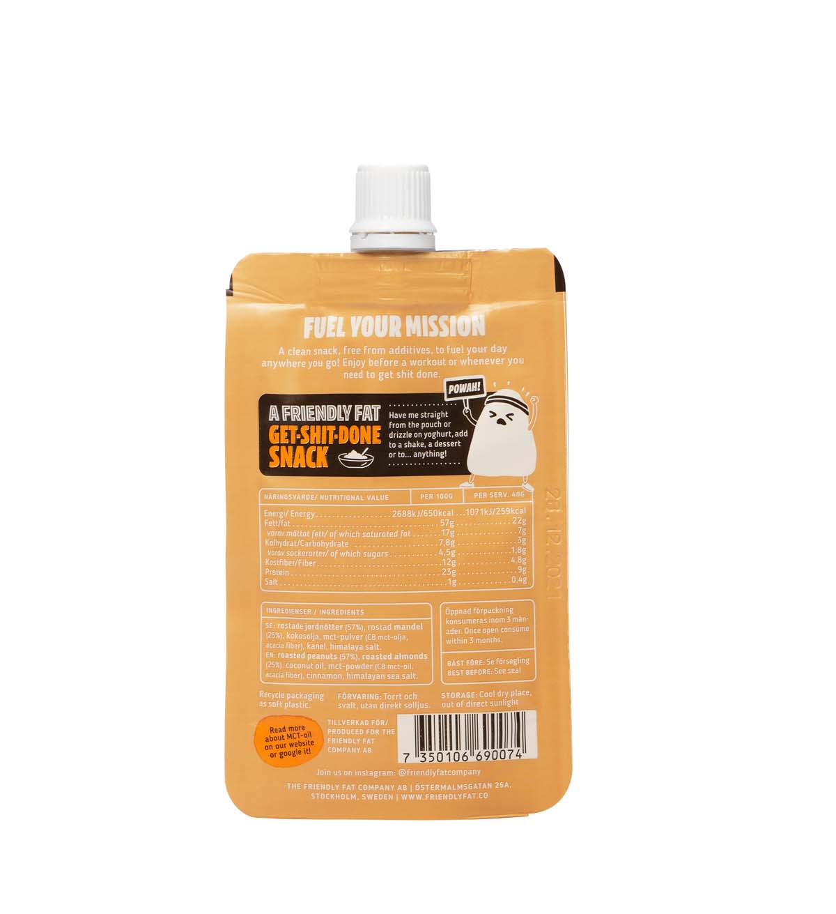 The Friendly Fat Company Fat-Pack Nutbutter 40 g