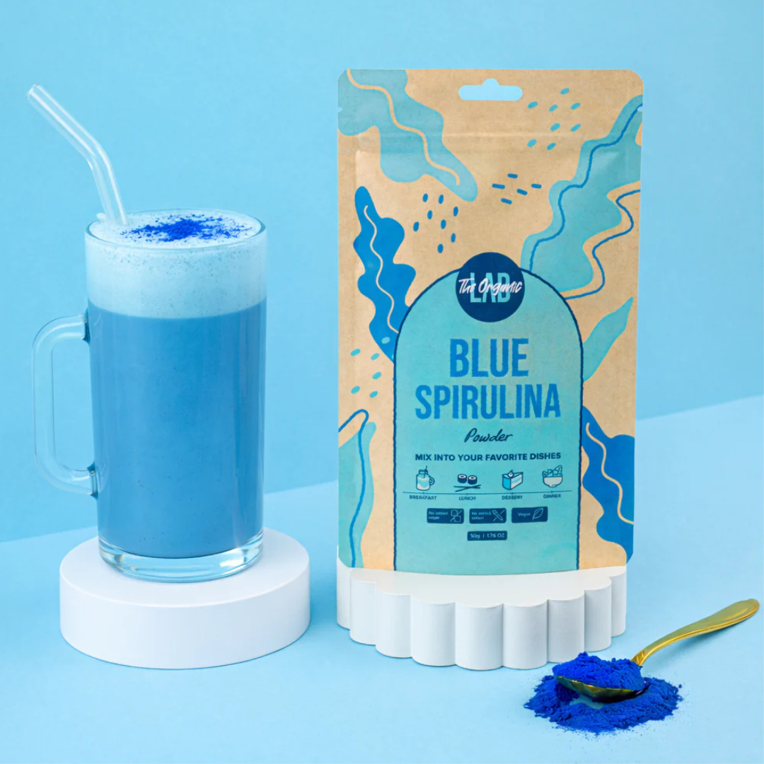 The Organic Labs Blå Spirulina Pulver 50 g