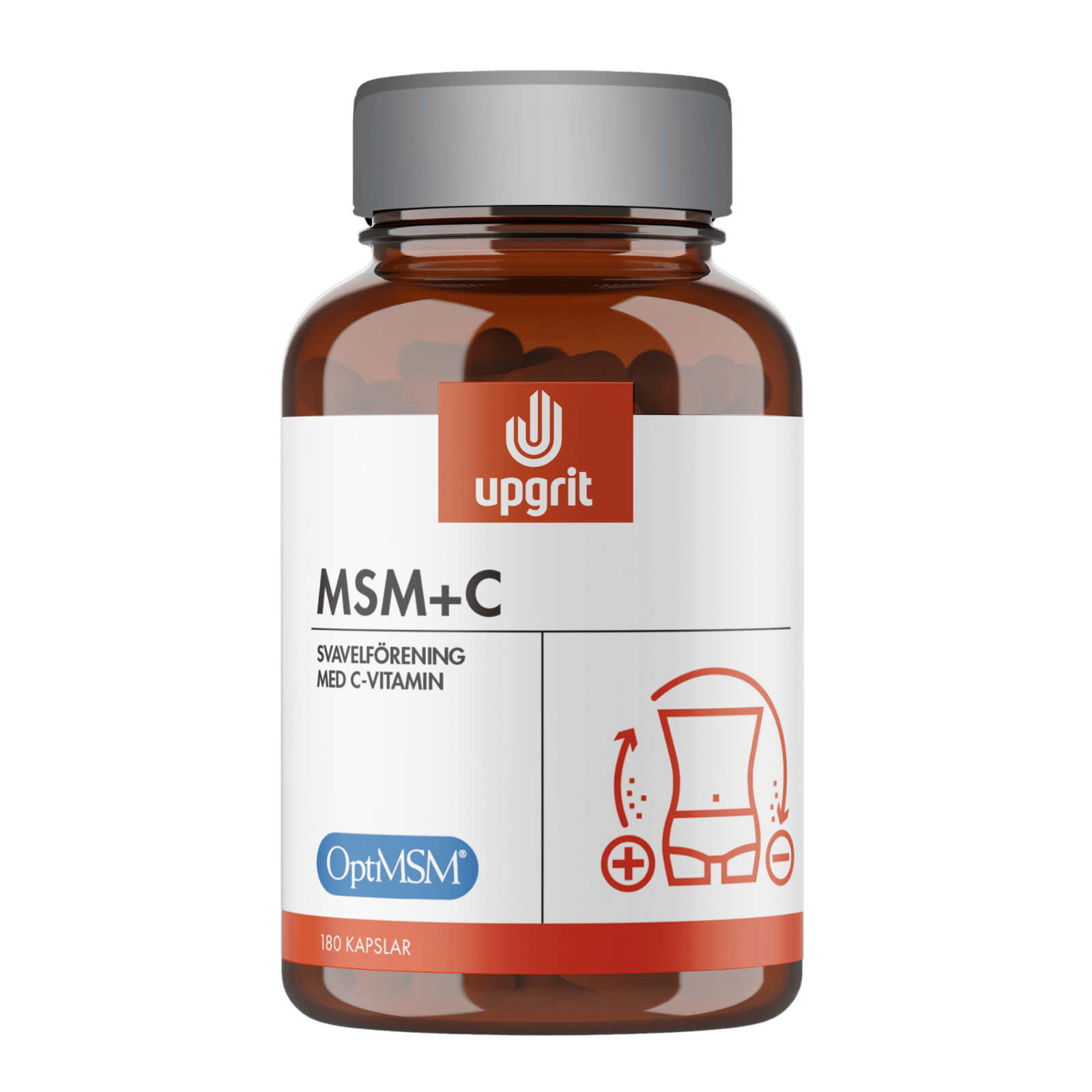 Upgrit MSM + C 180 kapslar