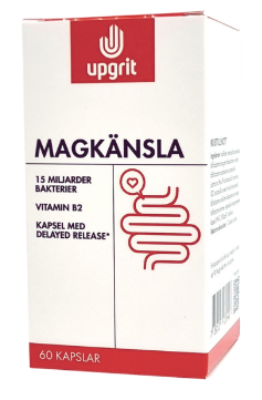 Upgrit Magkänsla Mjölksyrabakterier 60 kapslar