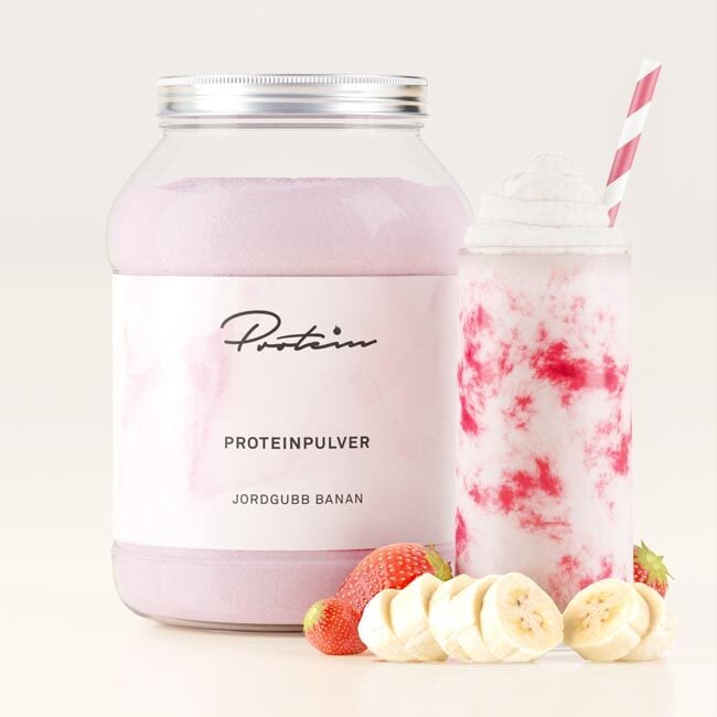 Protein.com Proteinpulver Fettförbränning  Jordgubb & Banan 1000 g