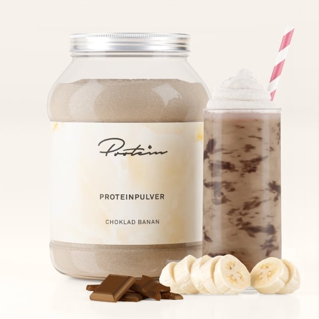 Protein.com Proteinpulver Fettförbränning Banan & Choklad 1000 g