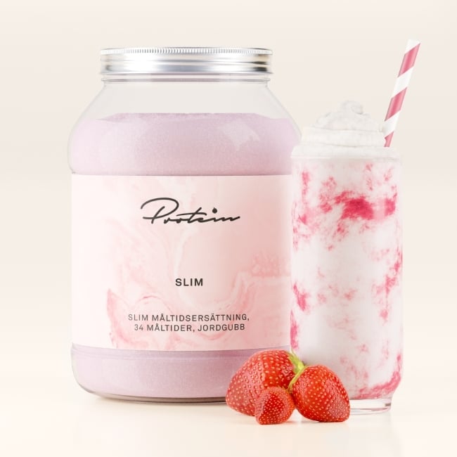 Protein.com Slim Måltidsersättning Jordgubb 1200 g