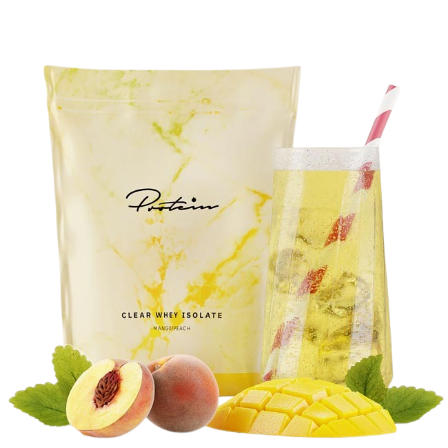 Protein.com Clear Whey Proteinpulver Mango Peach 300 g