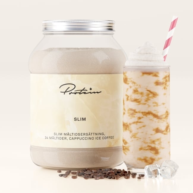 Protein.com Slim Måltidsersättning Cappuccino Ice Coffee 1200 g