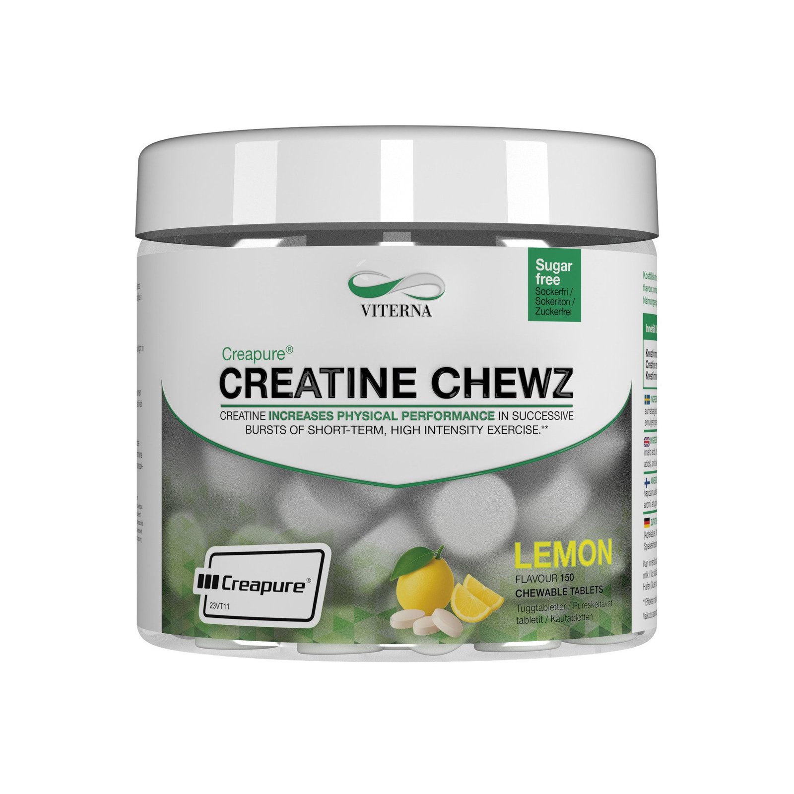 Viterna Creapure Chewz Lemon 150 chewables