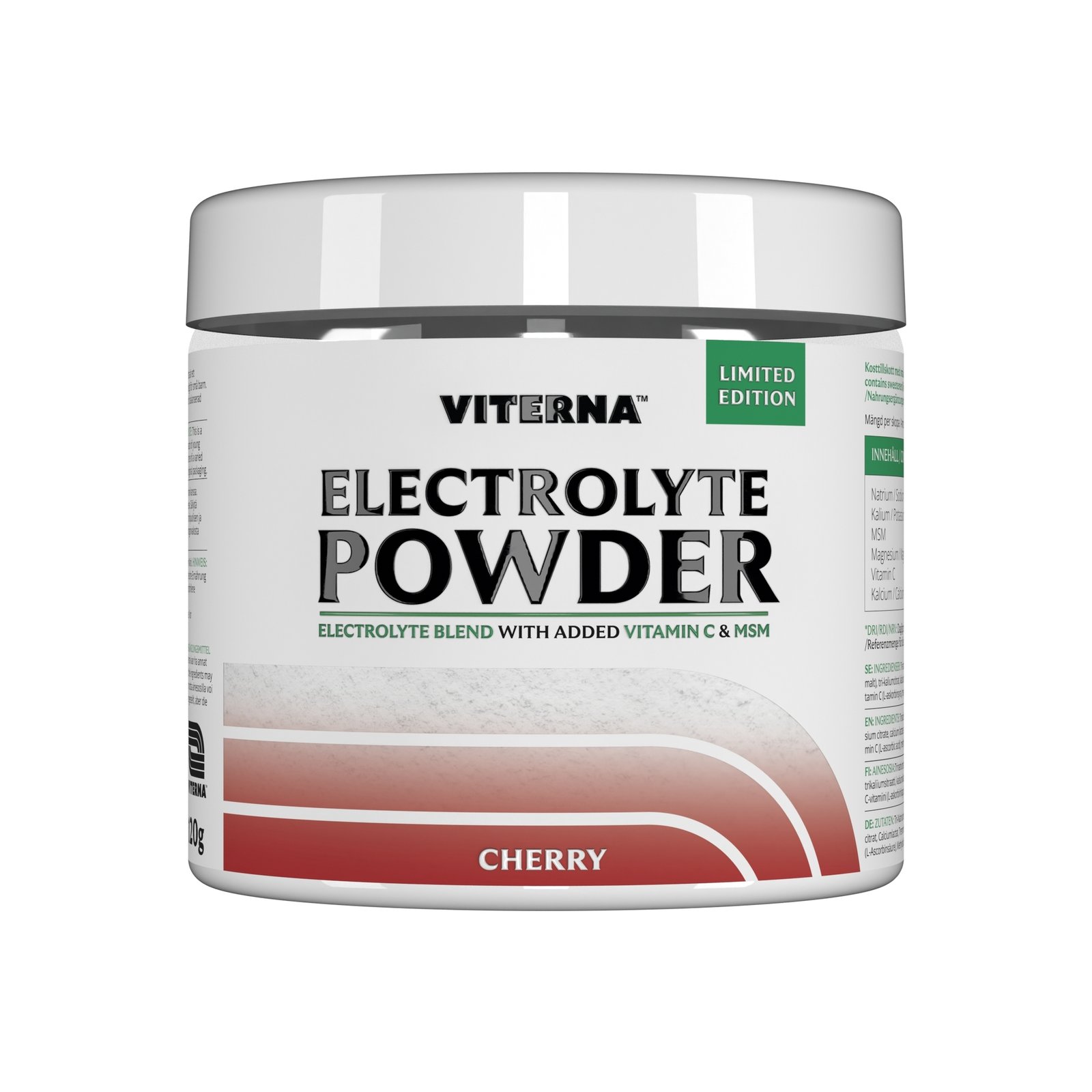 Viterna Electrolyte Powder Cherry Vegan